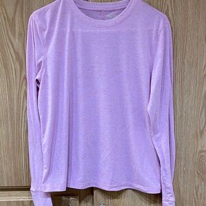 Tek Gear Pale  Pink Long Sleeve Top